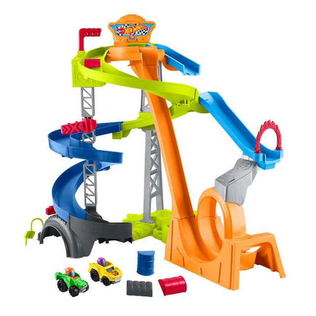 Hot Wheels Pista Carreras Y Choques 