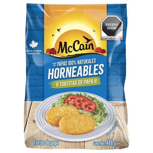 Papas Congeladas Estilo Hashbrown (488grs)